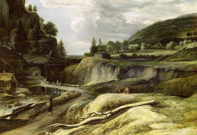 Scandinavian River Landscape by Roelandt Roghman